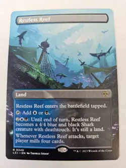 MTG - Restless Reef Borderless - Lost Caverns of Ixalan - Image 1
