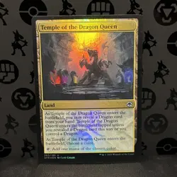 Magic The Gathering MTG - Temple of the Dragon Queen (Foil) - AFR - Image 1