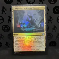 Magic The Gathering MTG - Temple of the Dragon Queen (Foil) - AFR - Image 2
