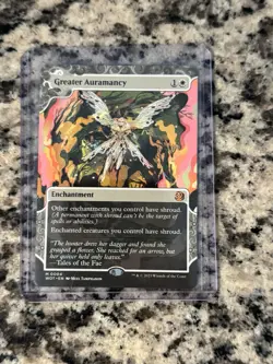 1x Greater Auramancy Borderless MTG Magic Pack Fresh - Image 1