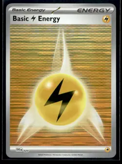 Basic Lightning Energy - SVE: Scarlet & Violet Energies 020 NM Pokemon TCG | Buy - Image 1