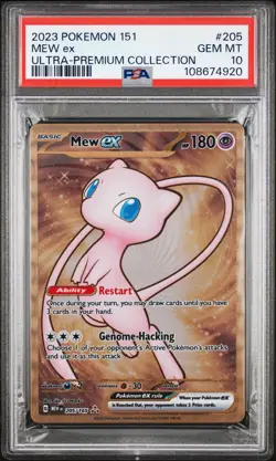 2023 POKEMON 151 ULTRA-PREMIUM COLLECTION #205 MEW EX PSA 10 - Image 1