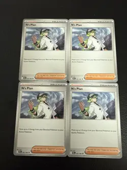 4x N's Plan 083/086 x4 - Black Bolt - Pokemon Playset - Pokemon TCG - English - Image 3