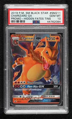 Charizard GX Pokemon Sun & Moon Black Star Promo PSA 10 GEM MT - Image 1