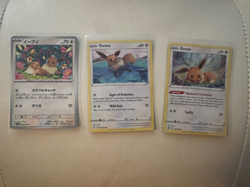 Pokemon Cards Eevee Set of 3 119/189 050/064 052/072 - Image 1