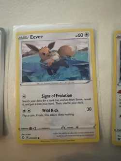 Pokemon Cards Eevee Set of 3 119/189 050/064 052/072 - Image 3