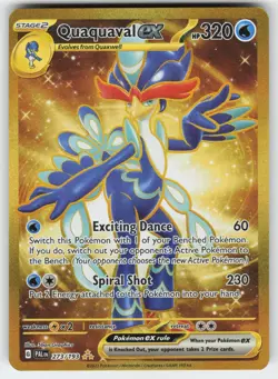 Quaquaval ex 273/193 Hyper Rare Paldea Evolved Pokemon Near Mint - Image 1