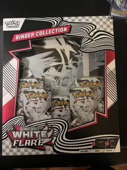 Pokemon Scarlet & Violet: White Flare Binder Collection - Sealed - Image 1