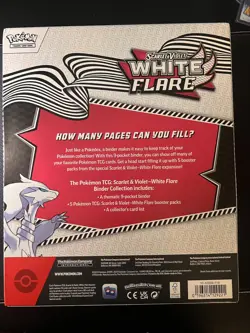 Pokemon Scarlet & Violet: White Flare Binder Collection - Sealed - Image 2