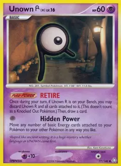Pokemon TCG - Unown R Lv. 16 - 77/146 - Uncommon - Legends Awakened [Light Play] - Image 1
