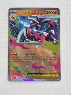 Pokemon TCG MEP Black Star Promo Mega Charizard X EX 029 - NM - Image 1