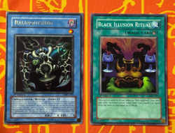 YUGIOH RELINQUISHED/BLACK ILLUSION RITUAL ULTRA RARE SET EXC 1ST EDITION MRL-029 - Image 1