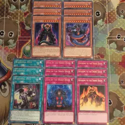 3x Vennominon the King & Deity of Poisonous Snakes + Support 15cd ANGU-EN Yugioh - Image 1