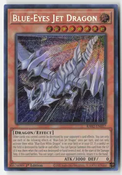 Yugioh - Blue-Eyes Jet Dragon (Secret Rare) RA02-EN017 1st Edition - Secret Rare - Image 1