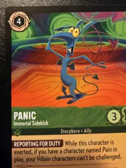 Panic - Immortal Sidekick 82/204 Uncommon Ursula's Return Disney Lorcana TCG - Image 2