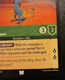Panic - Immortal Sidekick 82/204 Uncommon Ursula's Return Disney Lorcana TCG - Image 5