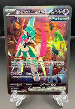 Pokemon TCG: Iron Valiant EX 249/182 -SV: Paradox Rift Special Illustration Rare - Image 1