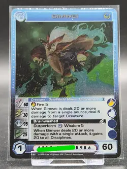 Chaotic Card : Gimwei Rise Of The Oligarch Roto First Edition Rare creature - Image 1