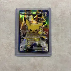Pokemon Pikachu EX XY124 Black Star Promo 2016 Holo Card TCG-POOR CONDITION - Image 2