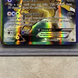 Pokemon Pikachu EX XY124 Black Star Promo 2016 Holo Card TCG-POOR CONDITION - Image 3