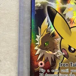 Pokemon Pikachu EX XY124 Black Star Promo 2016 Holo Card TCG-POOR CONDITION - Image 5
