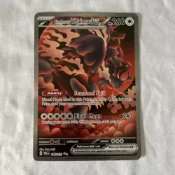 Bloodmoon Ursaluna EX Prismatic Evolutions SIR 168/131 Pokemon Holo - Image 1