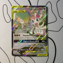 Gardevoir & Sylveon GX 205/214 Rare Ultra Unbroken Bonds Pokemon Card - Image 1