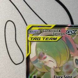 Gardevoir & Sylveon GX 205/214 Rare Ultra Unbroken Bonds Pokemon Card - Image 2