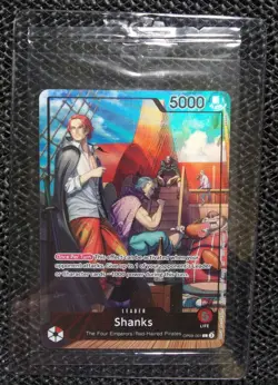 Shanks (2025 PSA Magazine Promo) OP09-001 One Piece Promotion Cards Foil - Image 1