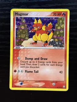 2004 Magmar EX Team Rocket Returns 44/109 Reverse Holo Stamped Pokemon Card - Image 1