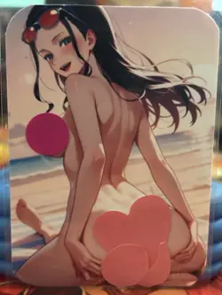 One Piece Custom Spicy Waifu 3 Lot of Nico & Boa Foil Card Anime Waifu - Image 1