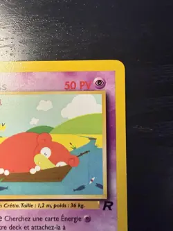 Ramoloss French 67/82 Rocket 1st Edition Vintage Pokemon Card Slowpoke LP - Image 3