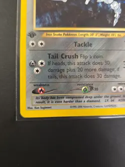 Steelix 15/111 Holo Rare Neo Genesis Pokemon Card 1st Edition - Image 5