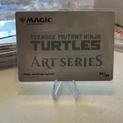 MTG TMNT Art Series Plains 36/54 Teenage Mutant Ninja Turtles - Image 3