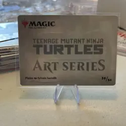 MTG TMNT Art Series Plains 36/54 Teenage Mutant Ninja Turtles - Image 4