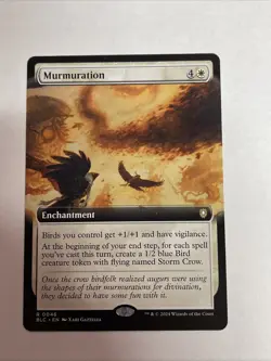 Murmuration (Extended Art) Commander: Bloomburrow #46 Rare - Image 1