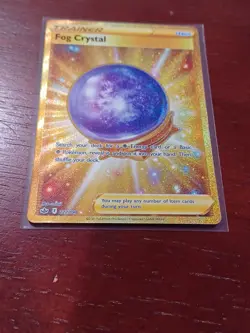 NM Fog Crystal 227/198 Chilling Reign Gold Secret Rare Pokemon - Image 3