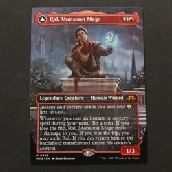 Ral, Monsoon Mage (Borderless) 445 MTG Modern Horizons 3 (MH3) Mythic NM - Image 1
