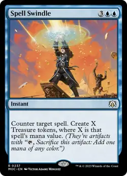 SPELL SWINDLE (MOC) March of the Machine Commander - MTG - NM - Image 1