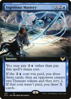 Ingenious Mastery (297) Extended Art Strixhaven: School of Mages STX MTG Magic - Image 1