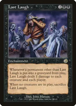Last Laugh (068) Torment TOR MTG Magic - Image 1