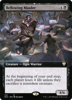 Bellowing Mauler (134) Extended Art New Capenna Commander NCC MTG Magic - Image 1