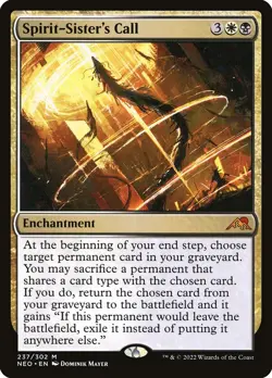 Spirit-Sister's Call (237) Kamigawa: Neon Dynasty NEO MTG Magic - Image 1