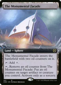 The Monumental Facade (401) Extended Art Phyrexia: All Will Be One ONE MTG Magic - Image 1