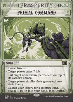 Primal Command (031) Prosperity Breaking News OTP MTG Magic - Image 1