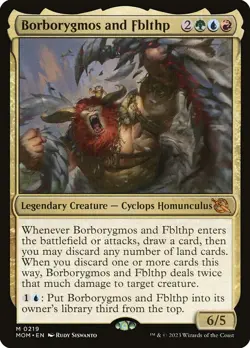 Borborygmos and Fblthp (219) March of the Machine MOM MTG Magic - Image 1