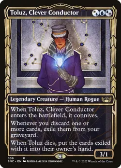Toluz, Clever Conductor (336) Showcase Streets of New Capenna SNC MTG Magic - Image 1
