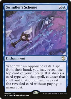 Swindler's Scheme (088) New Capenna Commander NCC MTG Magic - Image 1