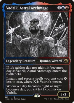 Vadrik, Astral Archmage (325) Showcase Innistrad: Midnight Hunt MID MTG Magic - Image 1