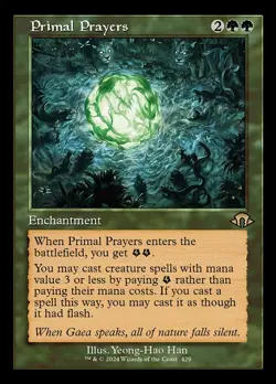 Primal Prayers (429) Retro Frame Modern Horizons 3 MH3 MTG Magic - Image 1